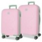 Set 2 Maletas trolley ABS Malva Stitch Disney