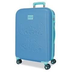 Maleta trolley ABS Azulon Stitch Disney 60cm