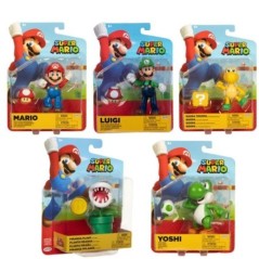 Figura Super Mario Bros 10cm surtido