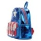 Mochila metallic Capitan America Marvel Loungefly 26cm
