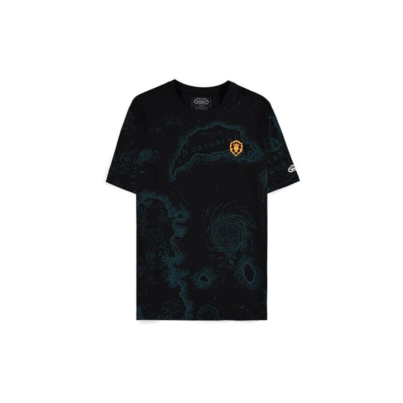 Camiseta Azeroth Map World Of Warcraft