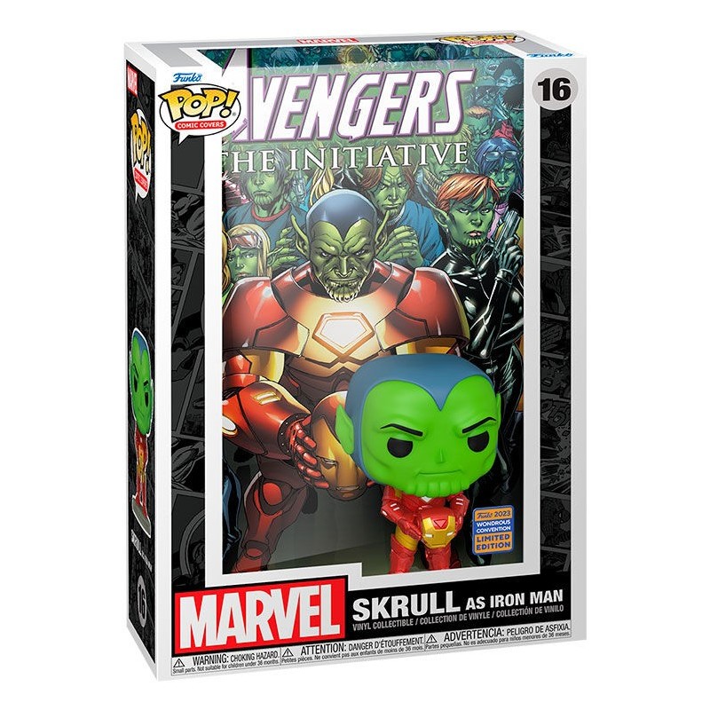Figura POP Album Marvel Los Vengadores Avengers Skrull as Iron Man Exclusive