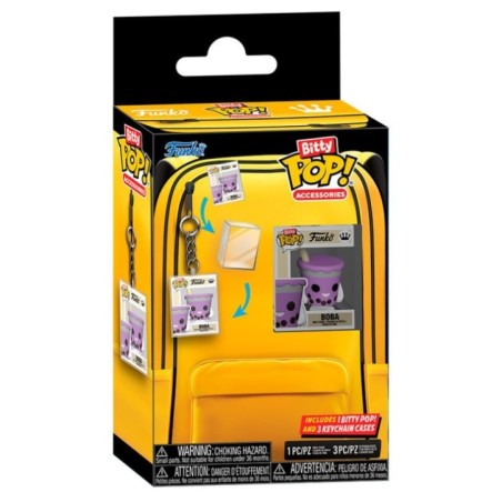 Blister 3 llaveros-caja + Bitty POP Wearables
