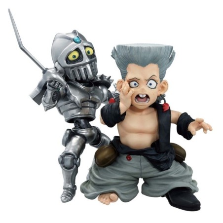 Figura Ichibansho Kid Polnareff & Kid Chariot Standoom Jojos Bizarre Adventure 8cm