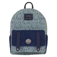 Mochila Denim Pokemon Loungefly 29cm