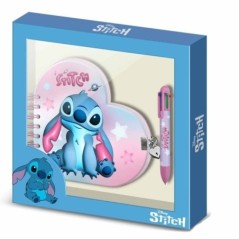 Diario + Boligrafo Stitch Disney