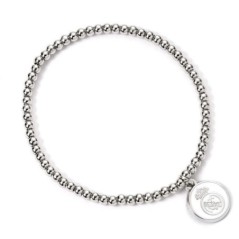 Pulsera Real Madrid plateada