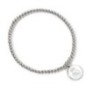 Pulsera Real Madrid plateada