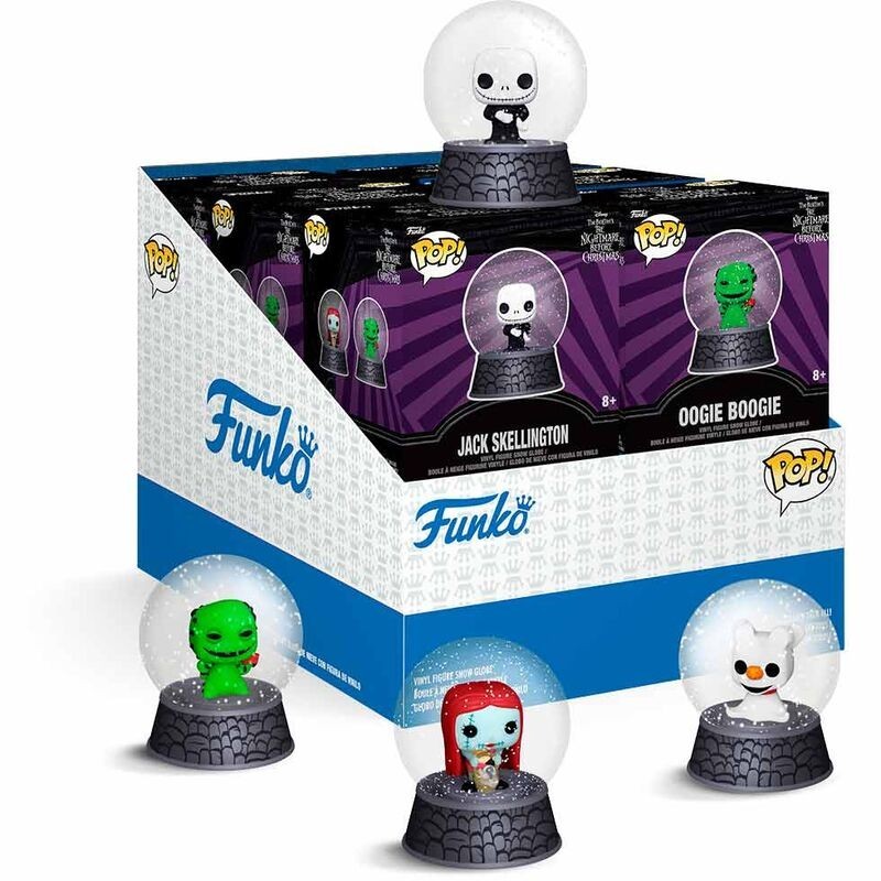 Figura Mystery Mini Bola de Nieve Disney Pesadilla Antes de Navidad surtido