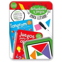 Kit Actividades Portatil Tangram español