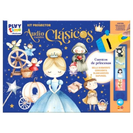 Kit Proyector Audiocuentos Clasicos Cuentos de Princesas