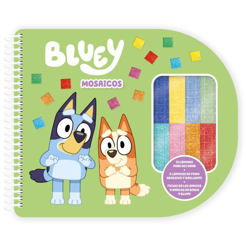 Libreta Mosaicos Bluey