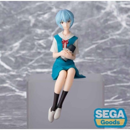 Figura PM Perching Rei Ayanami Rebuild of Evangelion 14cm