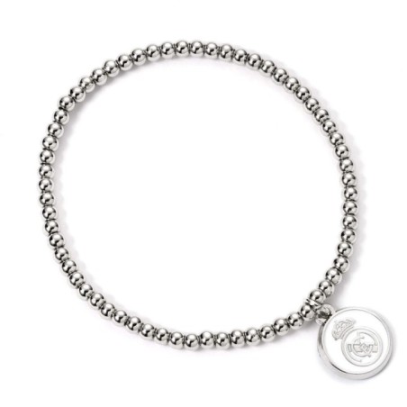 Pulsera Real Madrid plateada