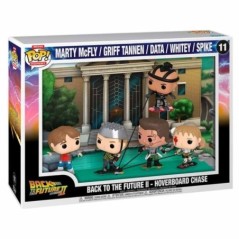 Figura POP Moments Deluxe Regreso al Futuro Back To The Future Hoverboard Chase