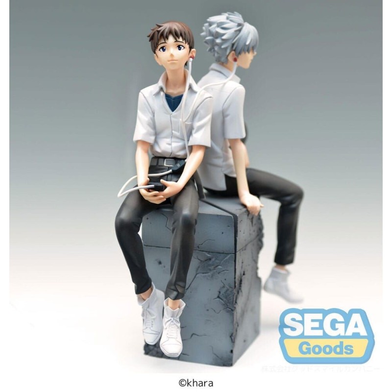 Figura Shinji & Kaworu Luminasta Shinji Version Rebuild of Evangelion 17cm