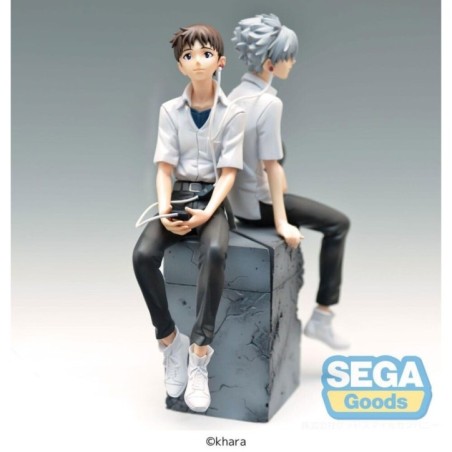 Figura Shinji & Kaworu Luminasta Shinji Version Rebuild of Evangelion 17cm