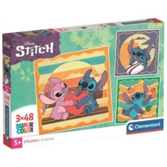 Puzzle Stitch Disney 3x48pzs