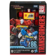 Figura Autobot Blaster & Eject Voyager Class Transformers Studio Series 16