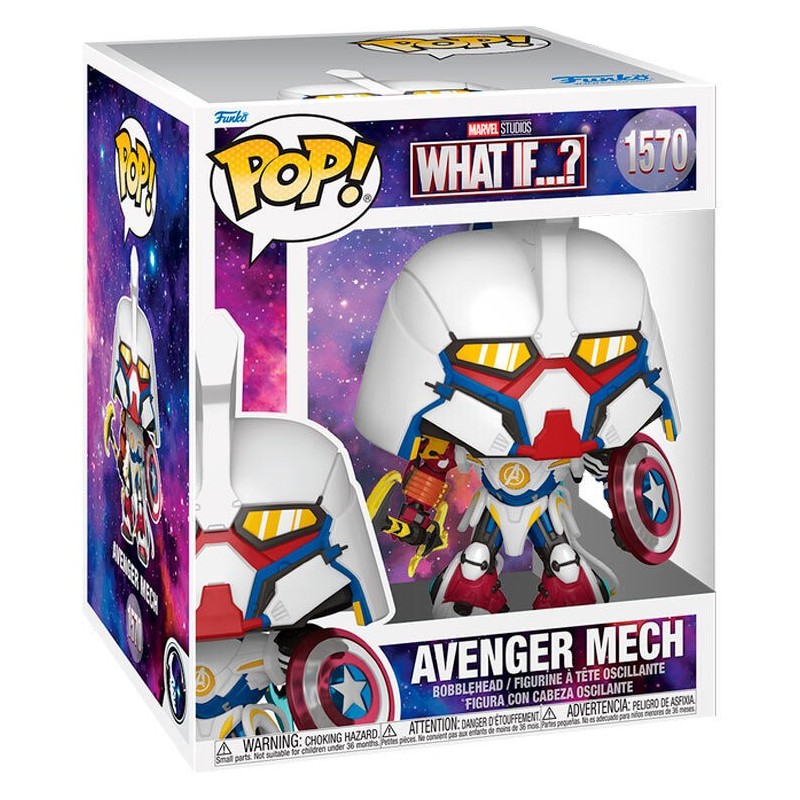 Figura POP Super Marvel What If..? Avenger Mech