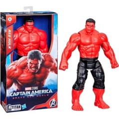 Figura Red Hulk Titan Hero Brave New World Capitan America  Vengadores Avengers Marvel 30cm