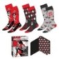 Set 3 calcetines Harley Quinn DC Comics adulto