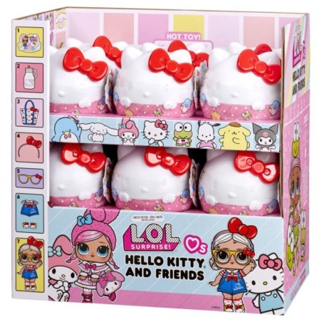 Capsula sorpresa L.O.L. Surprise Loves Hello Kitty & Friends surtido