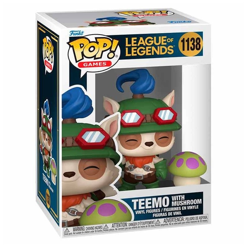 Figura POP League of Legends Teemo with Mushroom