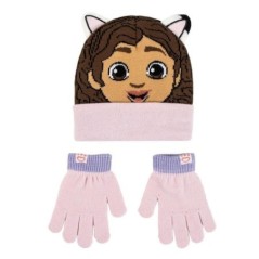 Set gorro y guantes La Casa de Muñecas de Gabby