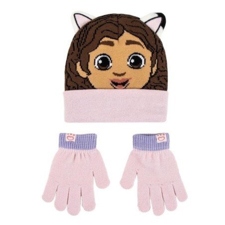 Set gorro y guantes La Casa de Muñecas de Gabby