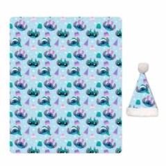 Set manta coralina + gorro Stitch Disney