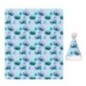 Set manta coralina + gorro Stitch Disney
