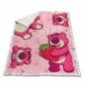 Manta coralina sherpa Lotso Toy Story Disney Pixar 130x170cm
