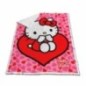 Manta coralina sherpa Hello Kitty 120x150cm