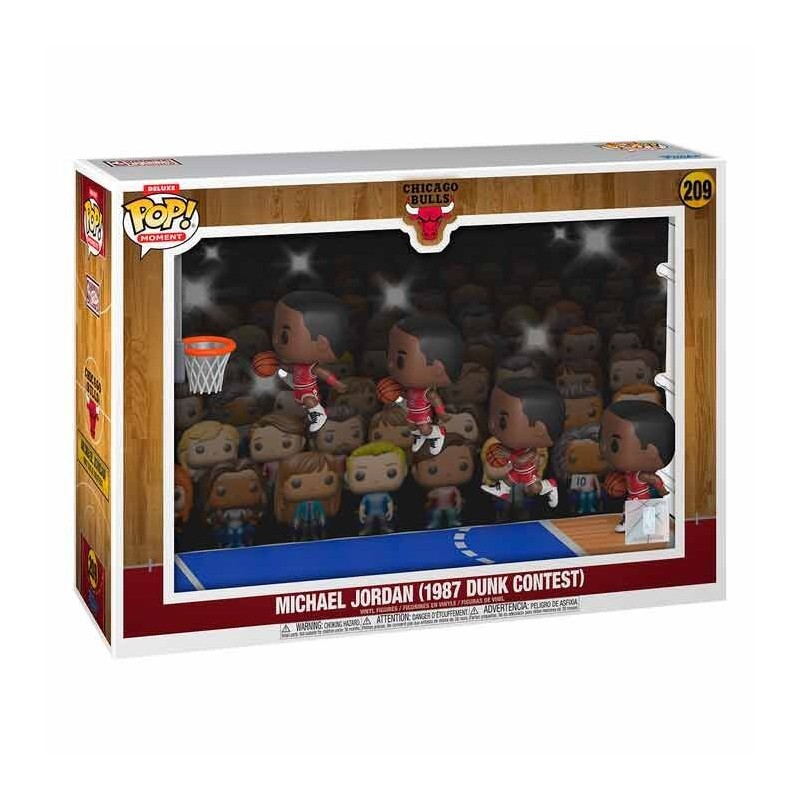 Figura POP Moments Deluxe Chicago Bulls Michael Jordan 1987 Dunk Contest