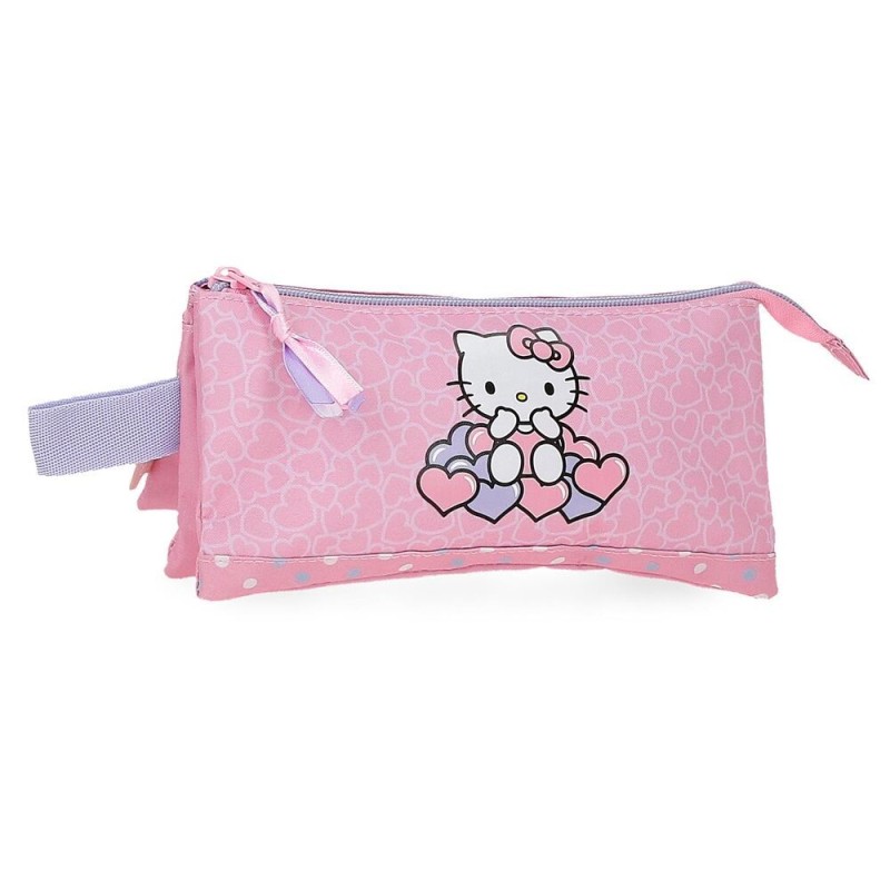 Portatodo Hearts & Dots Hello Kitty triple