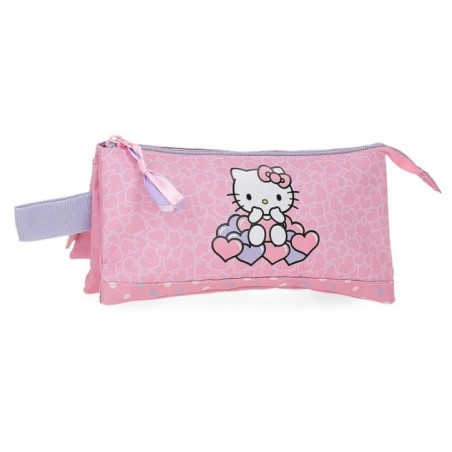 Portatodo Hearts & Dots Hello Kitty triple