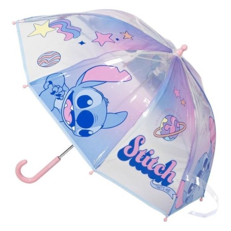 Paraguas manual burbuja Stitch Disney