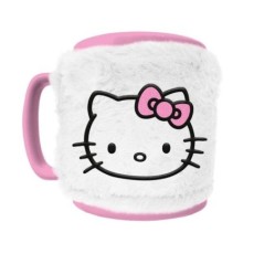 Taza funda de peluche Hello Kitty 440ml