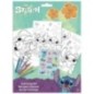 Set colorear pegatinas Stitch Disney