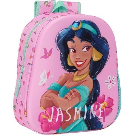 Mochila 3D Jasmine Aladdin Disney 33cm