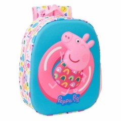 Mochila 3D Peppa Pig 33cm