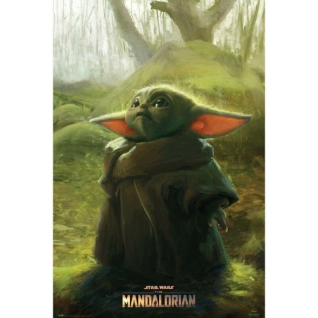 Poster Baby Yoda The Mandalorian Star Wars