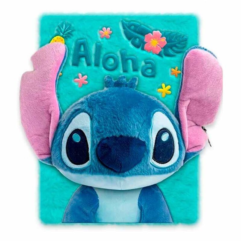 Diario secreto peluche 3D Stitch Disney