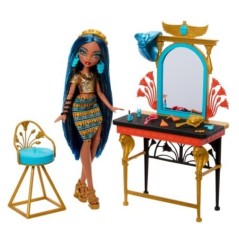 Muñeca Cleo de Nile con Tocador Monster High