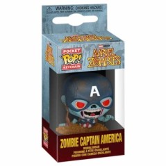 Llavero Pocket POP Marvel - Marvel Zombies Capitan America