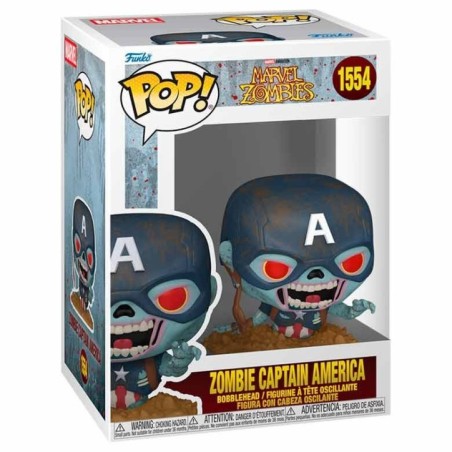 Figura POP Marvel - Marvel Zombies Capitan America