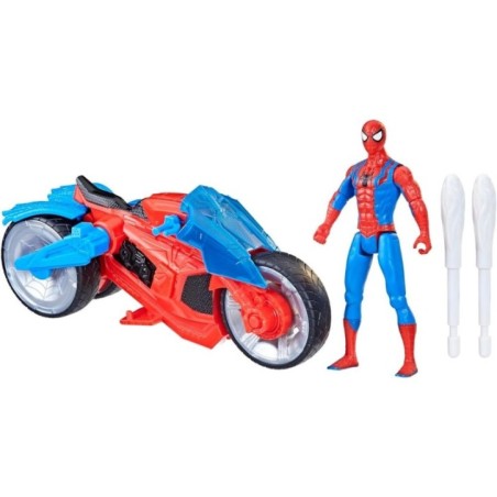 Moto Aracnida + figura Spiderman Epic World of Action Spider-Man Marvel