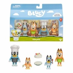 Blister 4 figuras Lets Play Chet Bluey