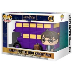 Figura POP Rides Super Deluxe Harry Potter - Harry Potter with Knight Bus
